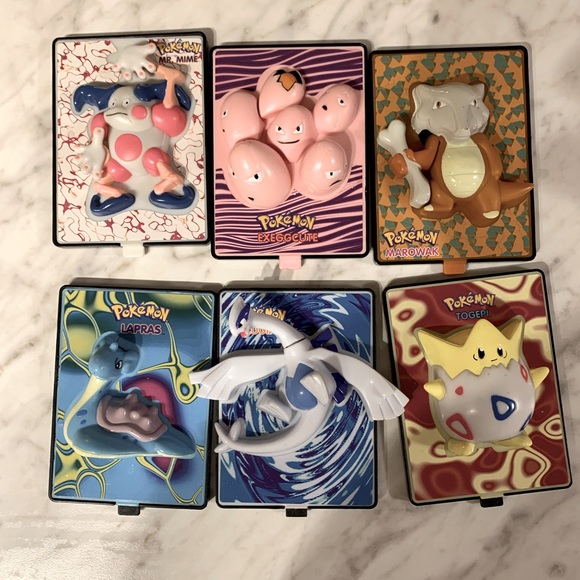 Lot of 6 - Vintage Pokémon Nintendo toys - Burger King 2000 - Picture 1 of 12
